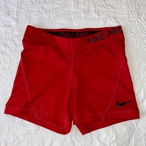 Nike Pro spandex running shorts